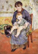Pierre Renoir Mother and Child oil painting reproduction